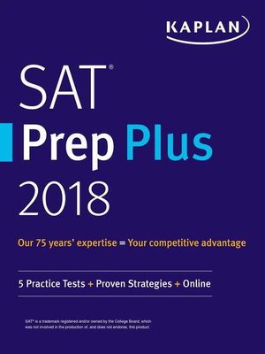 cover image of SAT Prep Plus 2018